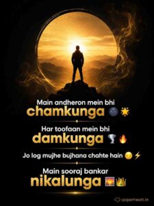 Killer Attitude Motivational Shayari